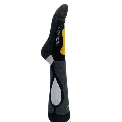 Performance de detecção de agulhas para adultos Logotipo personalizado térmico de inverno Merino meias de esqui de lã