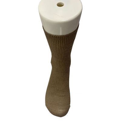 Diária espessura padrão de cânhamo natural meias femininas de algodão de cânhamo e seda