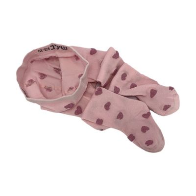 Calcinhas confortáveis de algodão com corações cor-de-rosa