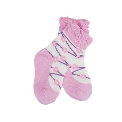 Calcetinas suaves e duráveis para meninas em forma de sapato de princesa 12-24M