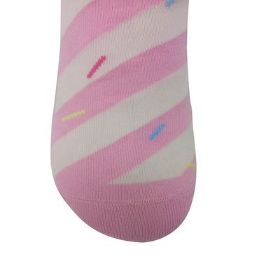 Mulheres customizadas Sapatilhas de tricô Jacquard tornozelo de algodão Sapatilhas quentes suaves e confortáveis