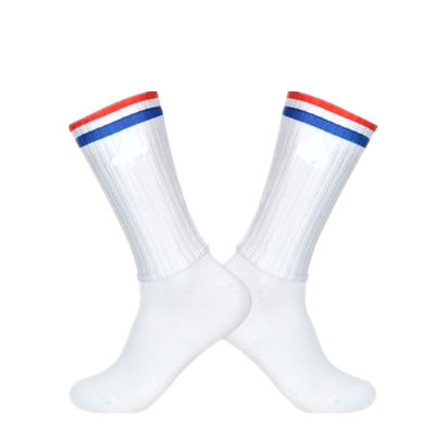 Calças de compressão para ciclismo aerodinâmico de poliamida e spandex antiderrapante