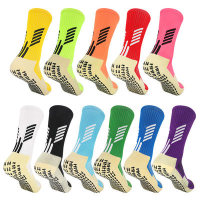 Calcetinas esportivas personalizadas para futebol antiderrapante e antichoque respirável