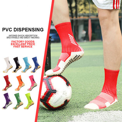 Calcetinas esportivas personalizadas para futebol antiderrapante e antichoque respirável