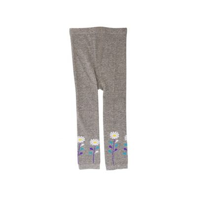 Estilo Infantil Impresso Pequeno Inverno Calças Calmas Espessas Sem Detecção de Agulhas Gênero Feminino