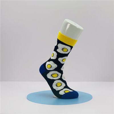 Custo Fun Fun Happy Fashion meias com desenho animado personalizado Impressão de frutas em estilo regular