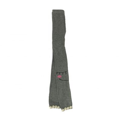 Calcinhas rosa de menina de algodão com decoração de jóias e método de tecelagem térmica