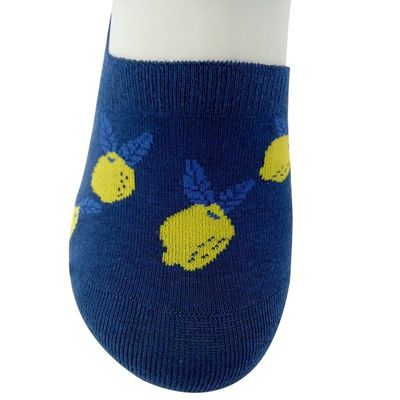 80% algodão penteado 17% poliamida 3% spandex meias invisíveis personalizadas para homens e mulheres
