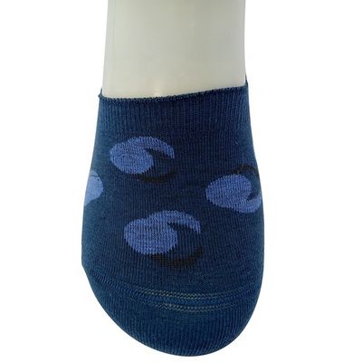 80% algodão penteado 17% poliamida 3% spandex meias invisíveis personalizadas para homens e mulheres