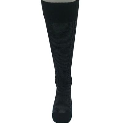 Temporada de Verão meias esportivas de compressão unisex preto 100% poliéster 15-20 Cm tubo longo