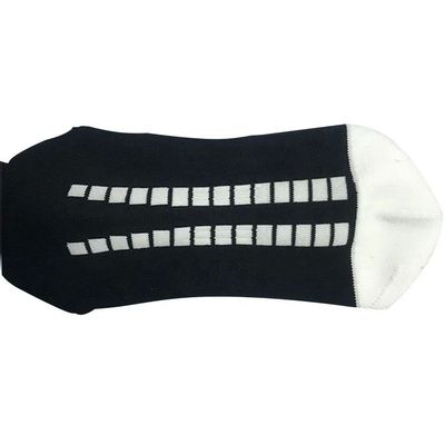 Temporada de Verão meias esportivas de compressão unisex preto 100% poliéster 15-20 Cm tubo longo