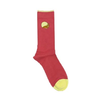 Calcetinas seguras para diabéticos Custom Cute Impressão de algodão Jacquard algodão mulheres confortáveis