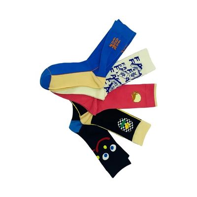 Calcetinas seguras para diabéticos Custom Cute Impressão de algodão Jacquard algodão mulheres confortáveis
