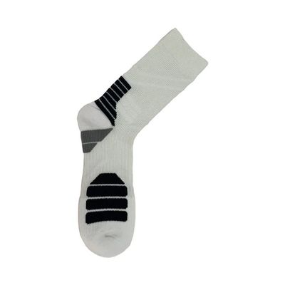 Red White Cotton Atletic Sport Crew Socks Logotipo personalizado Impressão padrão design para homens Mulheres