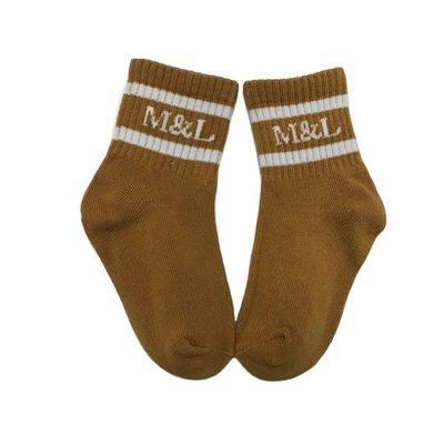 Calcetinas de Pedaço Alto de Faixa Personalizadas Calcetinas Inspiradas em Escolas Infantis Respiráveis