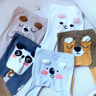 22% de tecido de poliamida Calças de baixo para bebê Impressão 3D de animais para uso confortável e elegante