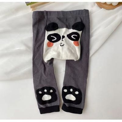 22% de tecido de poliamida Calças de baixo para bebê Impressão 3D de animais para uso confortável e elegante