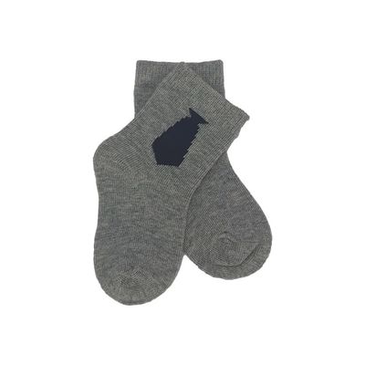 Calcetinas para crianças de pequeno porte algodão de malha respirável gravata seca rápida padrão de barba grande antiderrapante