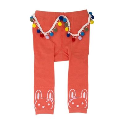 Hot Pink Impress Baby Girls Leggings 2-3 anos Crianças Penteado Algodão Crianças Calças de baixo suaves