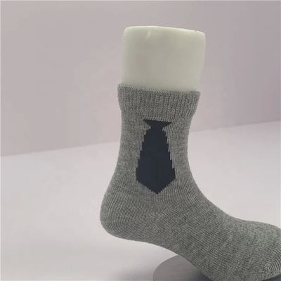Calcetinas para crianças de pequeno porte algodão de malha respirável gravata seca rápida padrão de barba grande antiderrapante