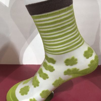 Calças de vidro de algodão Nylon confortável de tricô para mulheres Logotipo personalizado OEM 35-40 Dimensões femininas