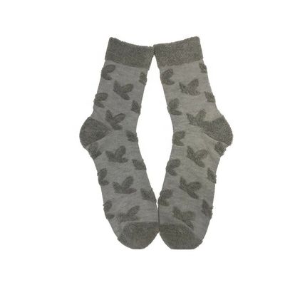 Logotipo personalizado algodão luxo de inverno meias esportivas unisex com padrão impresso e embalagem