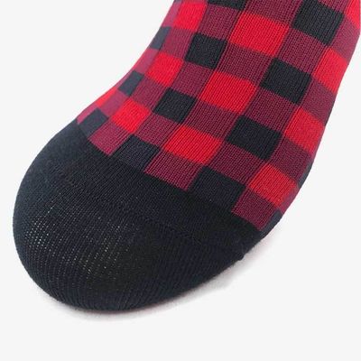 Calcetinas Slouch respiráveis para Mulheres de algodão vermelho e customizado Casual