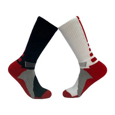 Calcetins desportivos de algodão personalizáveis de joelho comprido para adultos e jovens