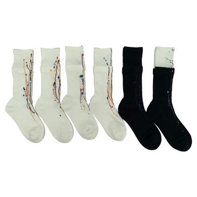 Calças de basquetebol de algodão branco penteado Calças longas de desporto com tornozelo alto e absorção de suor