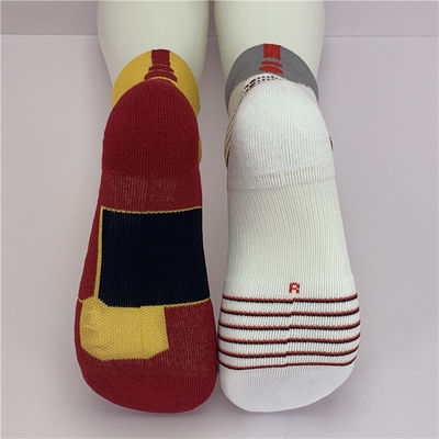 Meias de basquete Elite personalizadas com tecido de malha transpirável e padrão de impressão de inverno