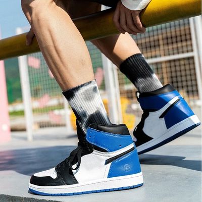 Calça respirável de outono, gravata corante, moda fresca, homens, mulheres, calças de tornozelo alto, estilo regular