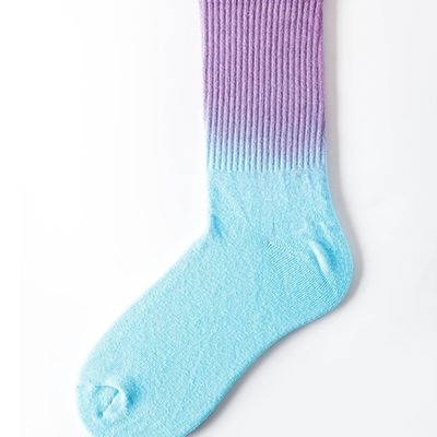 Solid Pattern Grip Tie-Dye Summer Skate Socks para Homens Mulheres Regular Style Mistura de algodão
