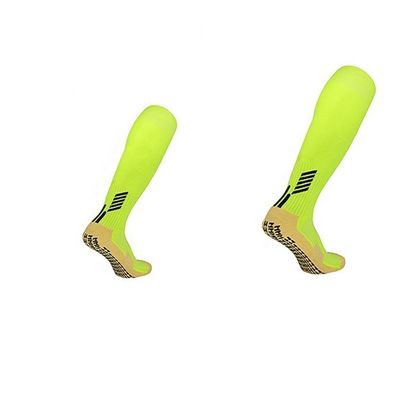 Polyamide Material Profissional Antiderrapante Respirável Joelho Alto Futebol Scrunch meias