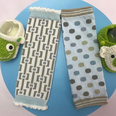 Calçadas de joelho para bebés populares aquecedores de pernas para recém-nascidos com desenho floral bonito