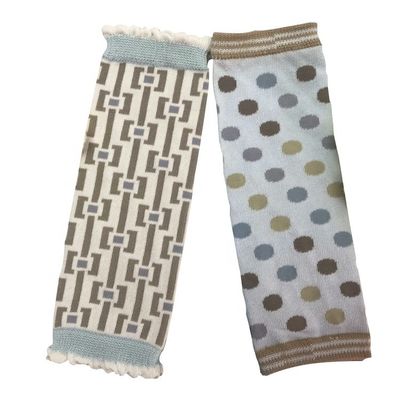 Calças de Inverno de tricô para crianças Calças de algodão mais quentes com padrão de jacquard de nylon
