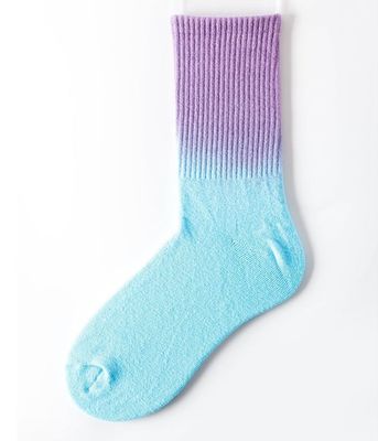 Calcetinas de amarras de verão para homens e mulheres Calcetinas de patins de algodão de cilindro único colorido