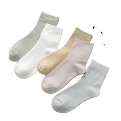 Estilo regular Calças de Inverno de algodão de padrão sólido para mulheres Material de bambu de tricô