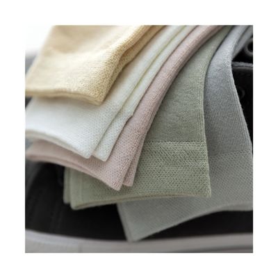 Estilo regular Calças de Inverno de algodão de padrão sólido para mulheres Material de bambu de tricô