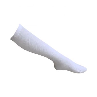 Estilo regular meias esportivas comprimidas brancas de desenho animado meias altas para joelhos para crianças