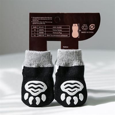 Animais de estimação compatíveis cães sustentáveis gatos meias com estilo regular e logotipo posicionamento punho
