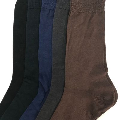 15% de poliamida padrão sólido meias de tripulação masculina para uso comercial e casual Design personalizado