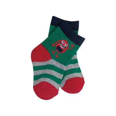 70% algodão 28% poliéster 2% spandex Inverno bebés crianças meias grossas de malha transpiraveis
