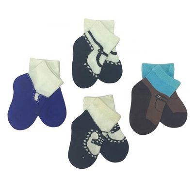 0-6M Calcetinas de algodão de primavera para crianças Calcetinas para bebés e recém-nascidos Calcetinas de algodão para crianças Calcetinas com material