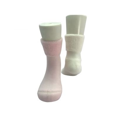 Calças personalizadas para crianças Branco Rosa Plush Bebê Calças de algodão penteadas para conforto diário