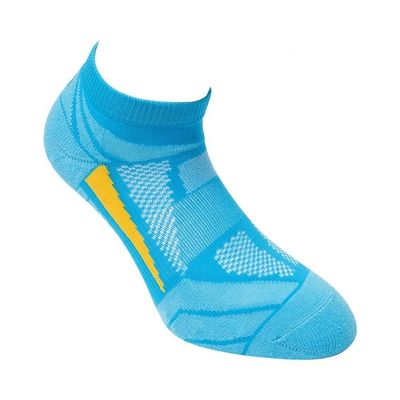 Confortável estilo regular mistura de algodão respirável meias de corrida de tornozelo invisível para homens