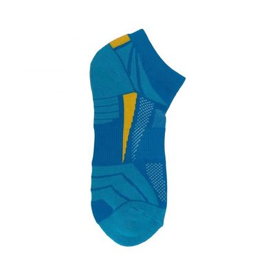 Confortável estilo regular mistura de algodão respirável meias de corrida de tornozelo invisível para homens