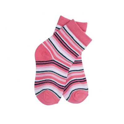 Calças quentes de desenho animado para meninas de espessura padrão e design de listras bonitas