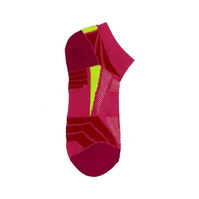 Confortável estilo regular mistura de algodão respirável meias de corrida de tornozelo invisível para homens