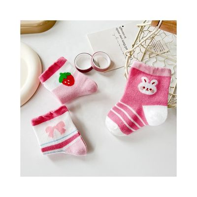 Calças de algodão rosa para crianças