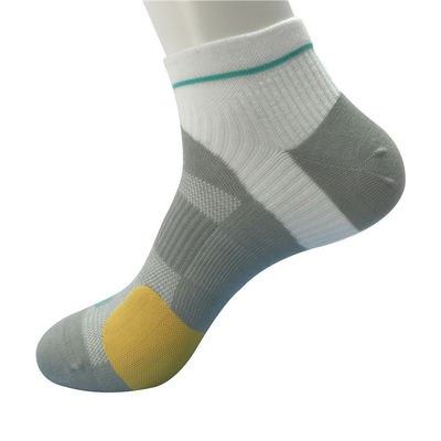Calcetinas desportivas de design personalizado com espessura padrão de tecido rápido seco e respirável